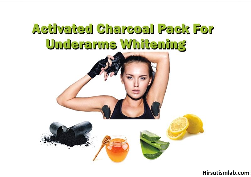 Activated Charcoal for Underarms Whitening