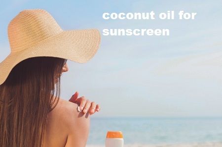 Coconut oil sunburn