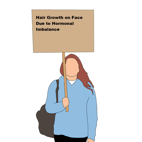 Hair Growth on Face Due to Hormonal Imbalance